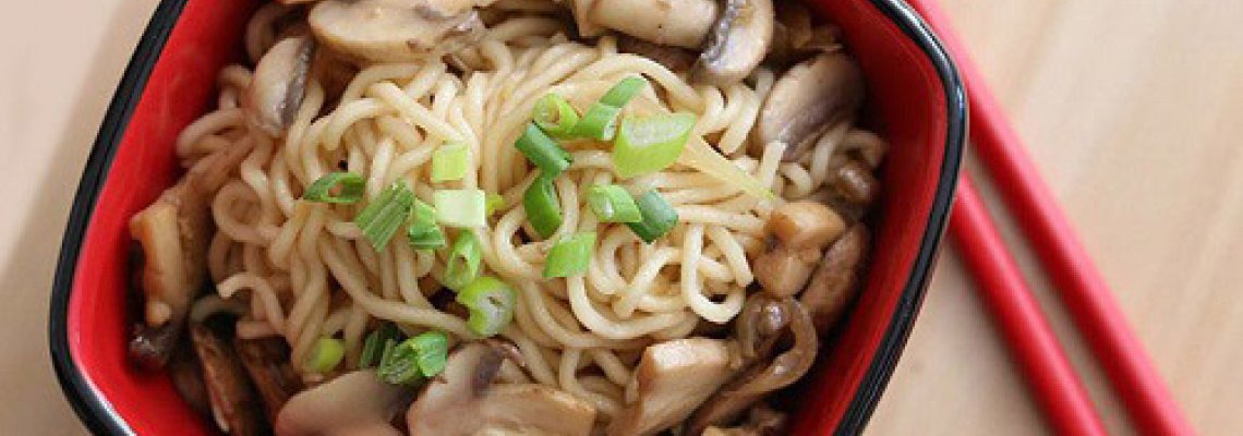 Mushroom Ramen Noodles