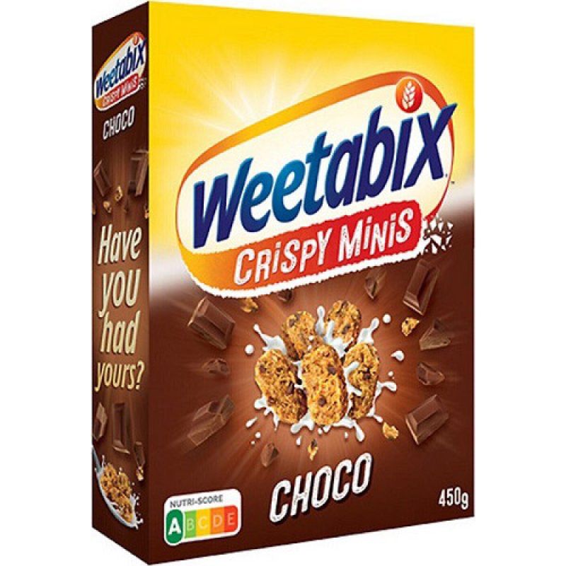 Weetabix 450 gr Bitter Çikolatalı Mini Barlar (Crispy Minis)