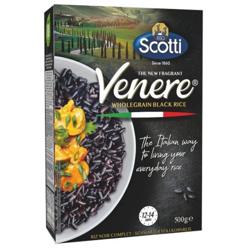 Riso Scotti 500 gr Parboiled Wholegrain Venere Black Rice