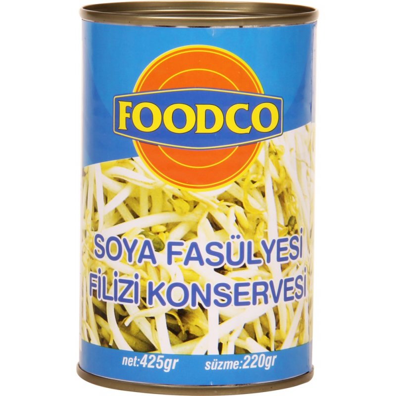 Foodco Soya Fasulyesi Filizi (Bean Sprouts in Water) 425 gr